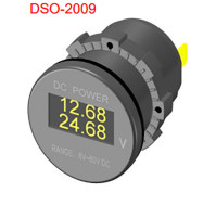 Dual Voltmeter Socket - Oled - 8-60V - DSO-2009- ASM